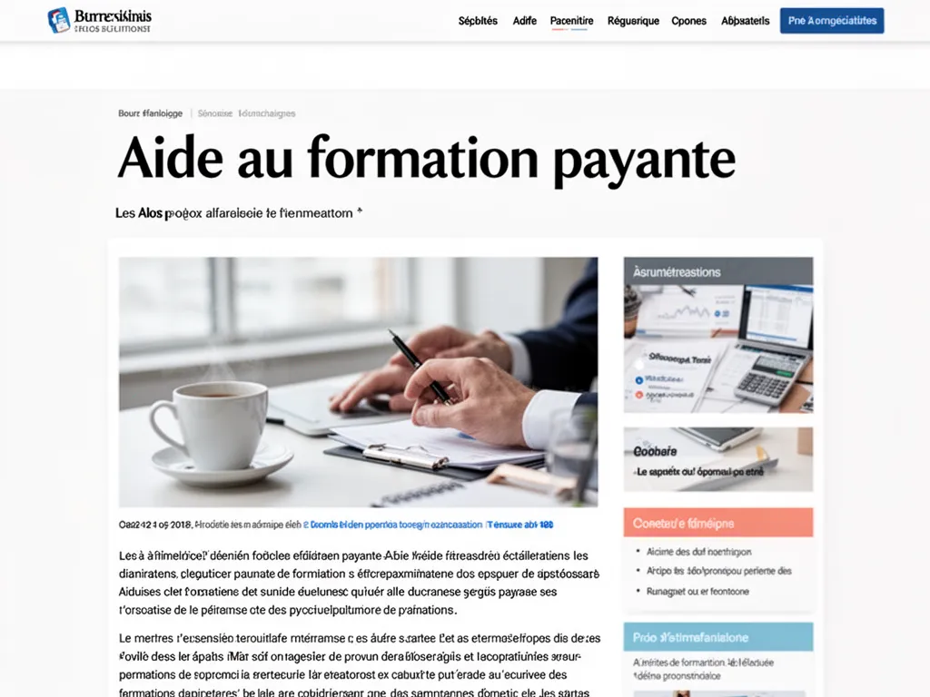 Aide au formation payante : comment la repérer et la choisir