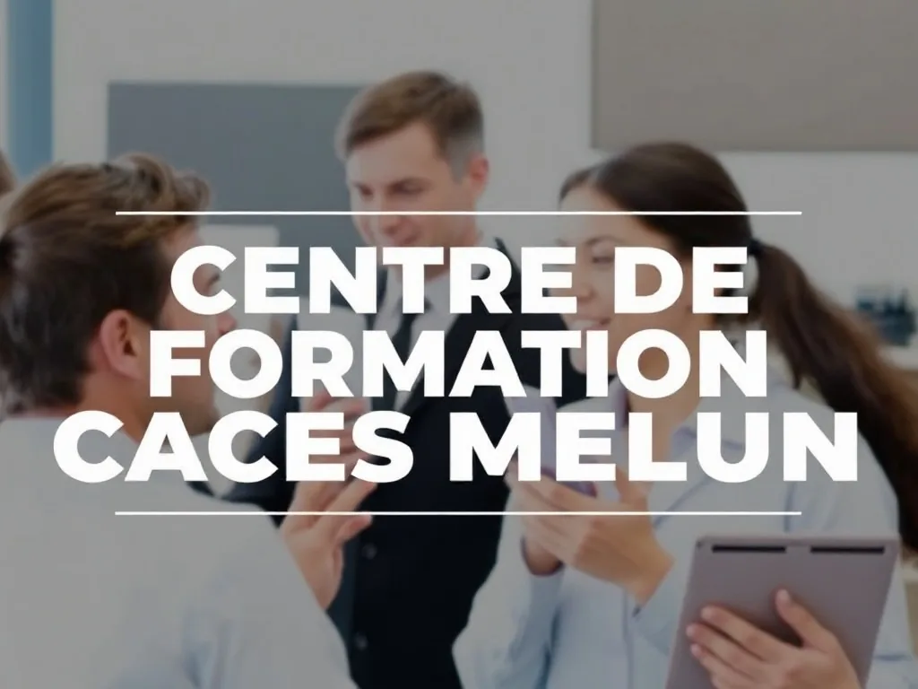 Un formateur explique les commandes d'un chariot élévateur à un stagiaire dans un centre de formation près de Melun