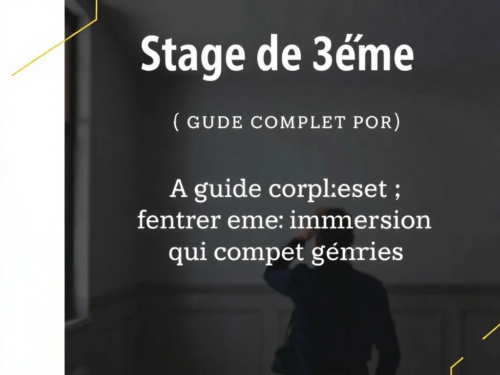Stage de 3ème : le guide complet pour trouver une immersion qui compte vraiment