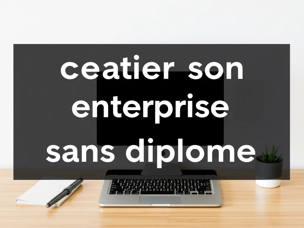 Un créateur d'entreprise sans diplôme démarre son activité dans un local vide
