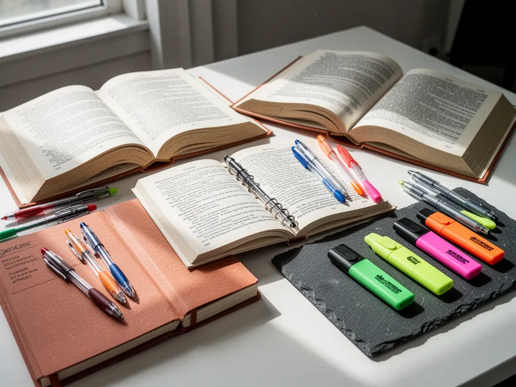 Une calculatrice posée sur un formulaire de déclaration de revenus à côté de cahiers scolaires et d'un stylo