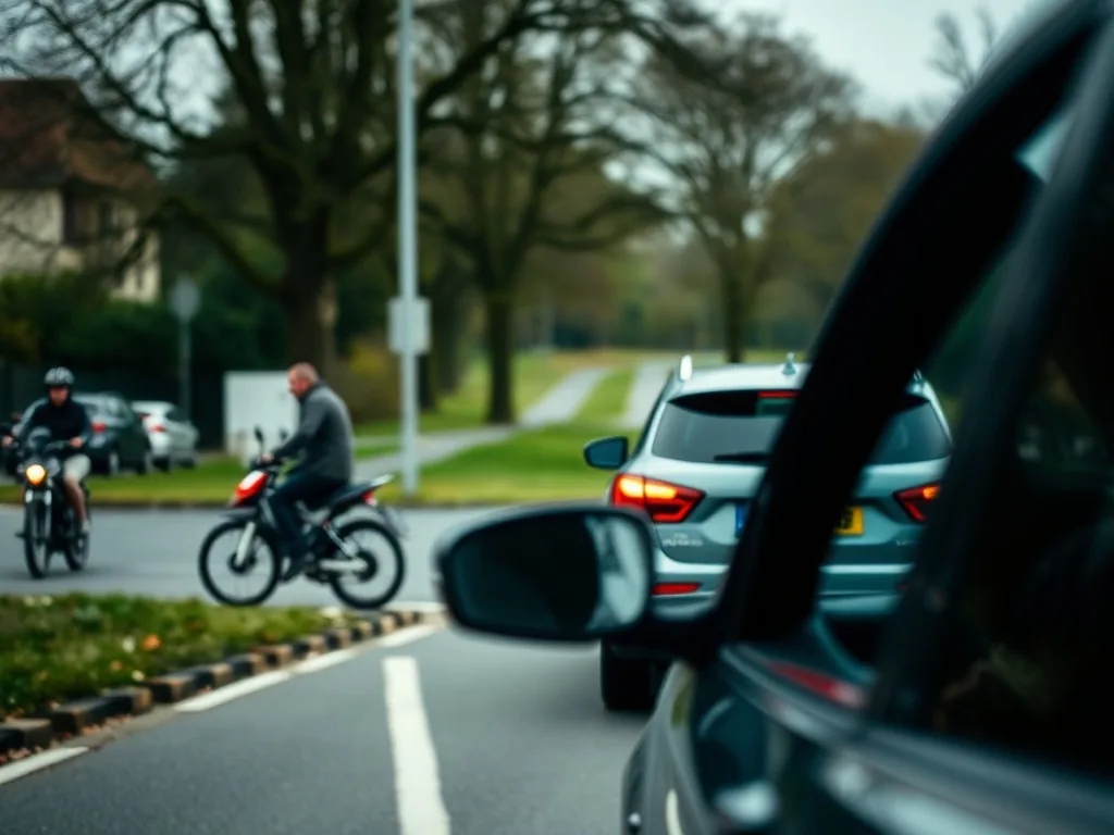 Instructeur regardant un élève au volant d'une voiture d'auto-école, carte de France et pictogrammes de financement en fond