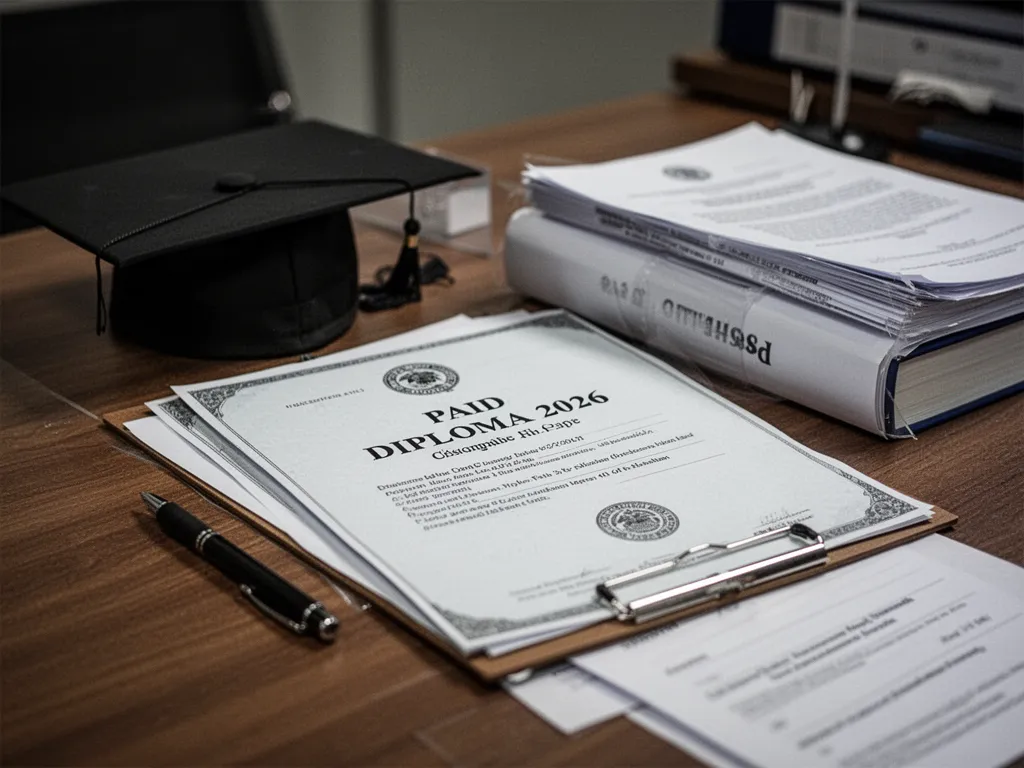 Personne consultant des offres de formation et d'emploi à Paris sur un ordinateur avec carnet et documents