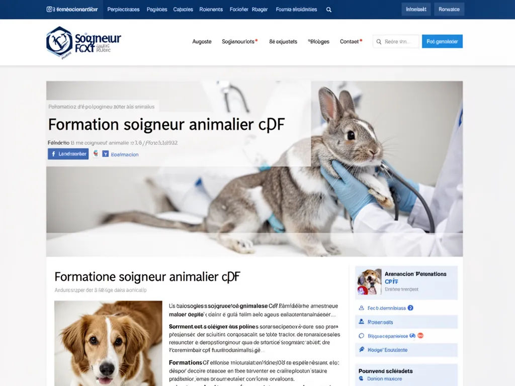 Formation soigneur animalier CPF : ce qu'il faut vraiment savoir