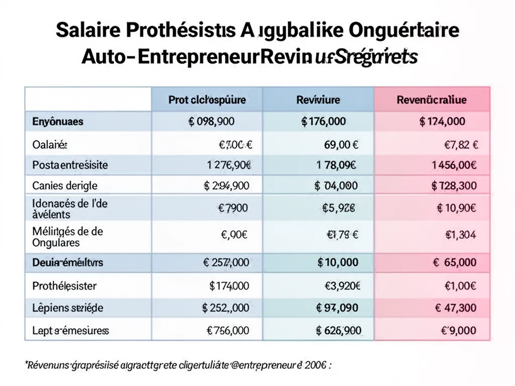 Salaire prothésiste ongulaire auto-entrepreneur : les vrais chiffres